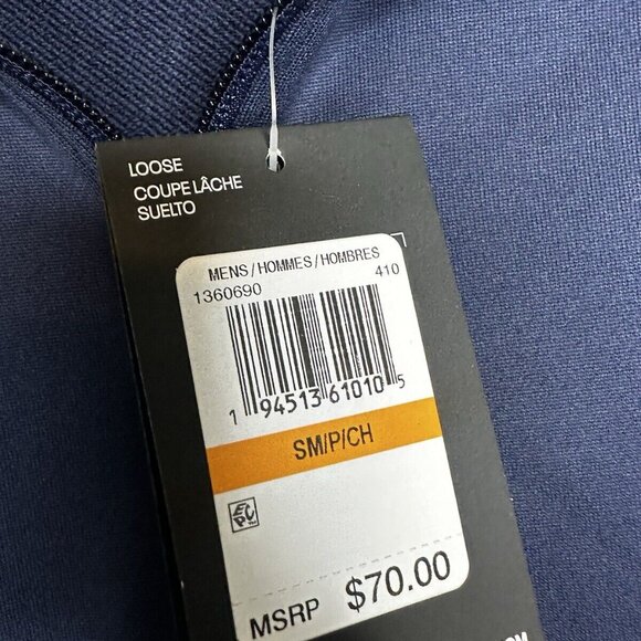 Under Armour Men's Command Short Sleeve Hoodie Navy Midnight Blue NEW Mens Small - Picture 3 of 4